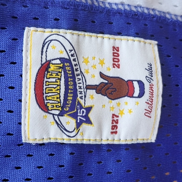 Vintage Y2K Fubu Platinum Harlem Globetrotters stitched Lemon basketball jersey - Picture 4 of 7